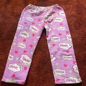 Pajama pants, purple, size youth large